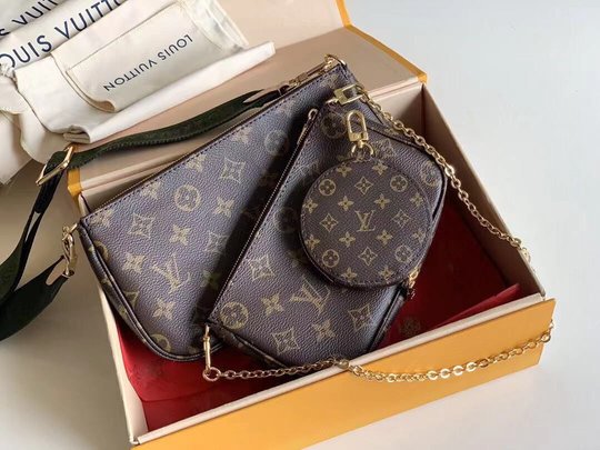 Multi Pochette Accessoires - LEATHER WOMEN'S CROSSBODY BAG