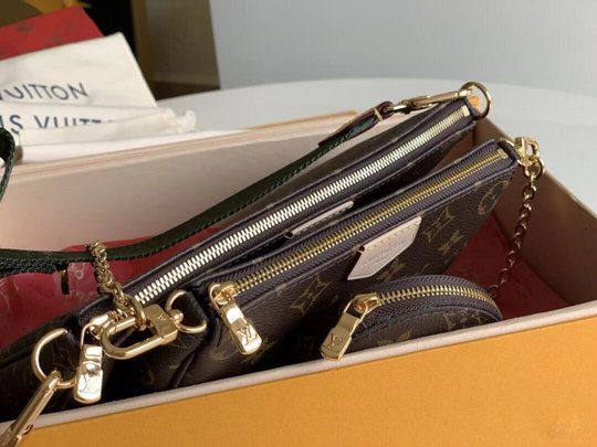 Multi Pochette Accessoires - LEATHER WOMEN'S CROSSBODY BAG