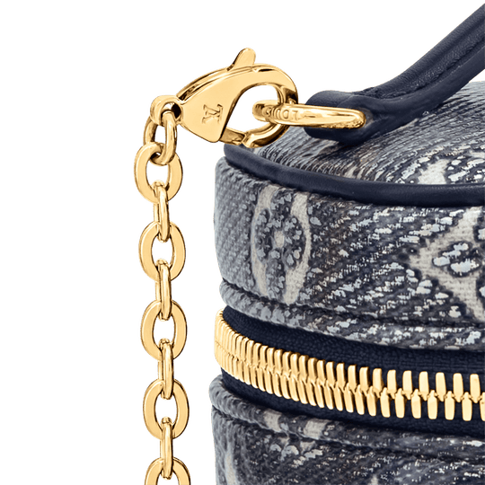 Blue Micro Vanity - Leather Women's Bag - Bagsfits