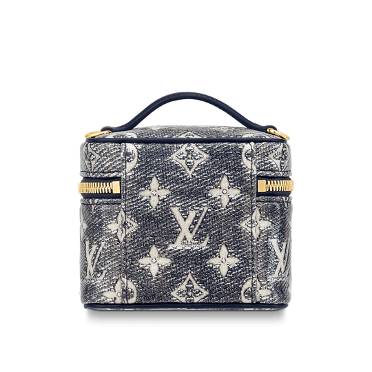Blue Micro Vanity - Leather Women's Bag - Bagsfits