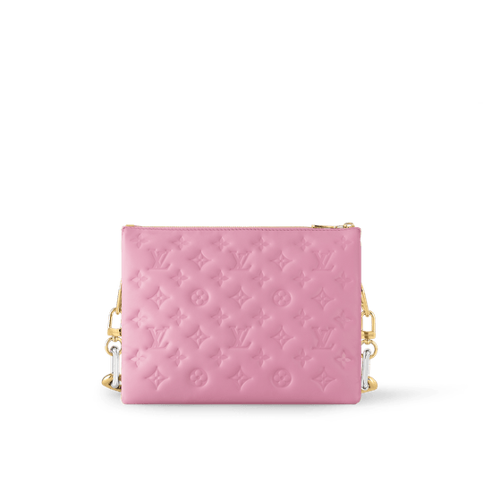 Rose Bonbon Coussin PM - Leather Women's Bag - Bagsfits