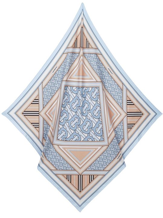 Montage-print Silk Scarf - Scarf & Shawl