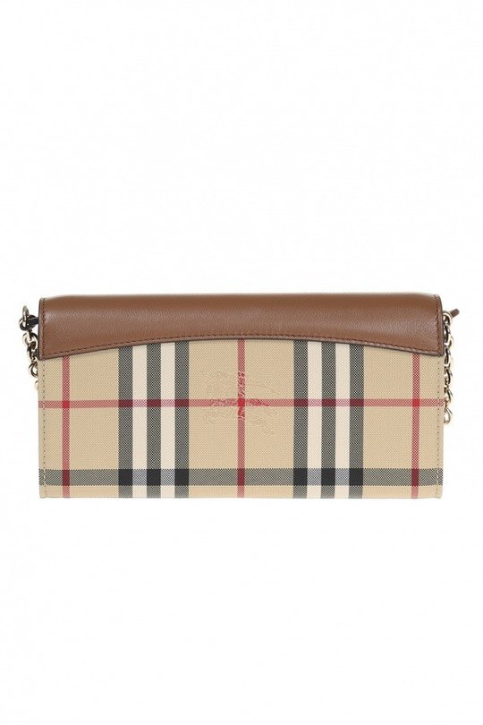 Brown 'Horseferry' Wallet On Chain - Leather Women's Bag - Bagsfits