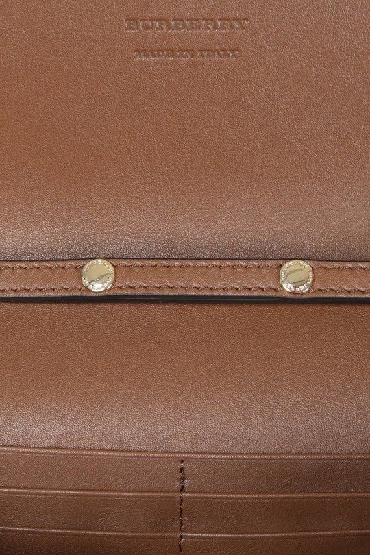 Brown 'Horseferry' Wallet On Chain - Leather Women's Bag - Bagsfits