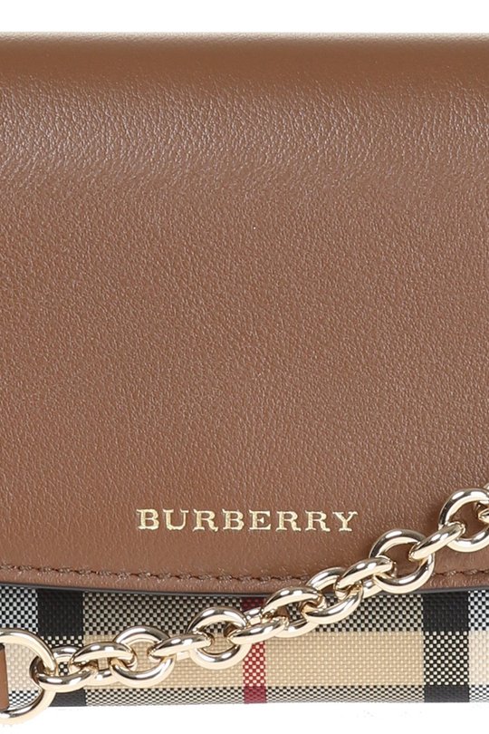 Brown 'Horseferry' Wallet On Chain - Leather Women's Bag - Bagsfits