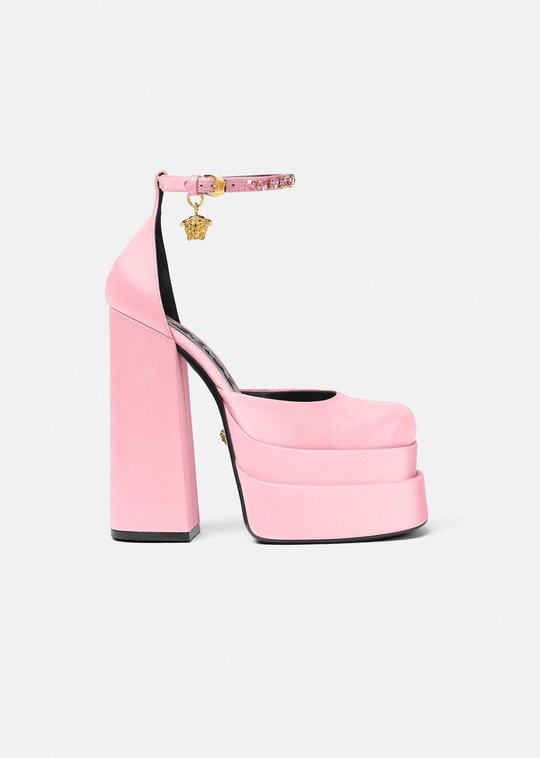 Pink Medusa Aevitas Platform Pumps - Women's Designer Shoes - Bagsfits
