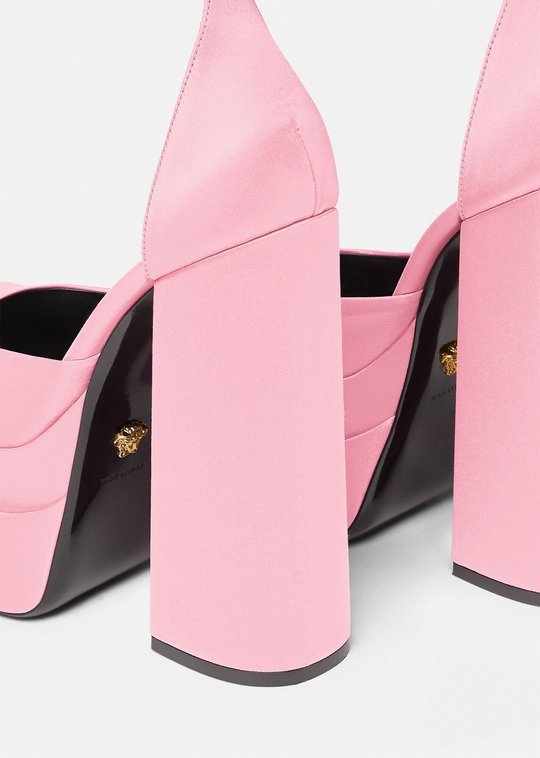 Pink Medusa Aevitas Platform Pumps - Women's Designer Shoes - Bagsfits