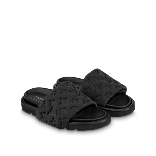 Pool Pillow Flat Comfort Mules - Women's Designer Shoes
