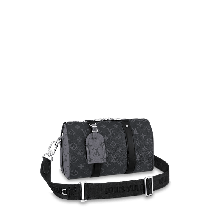 Classic Keepall Monogram Eclipse Canvas Leather Bag - Leather Men's Handbag - Bagsfits