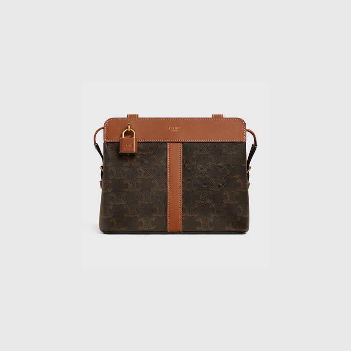 Tan Teen Cabas De France In Triomphe Canvas And Calfskin - Leather Women's Handbag - Bagsfits