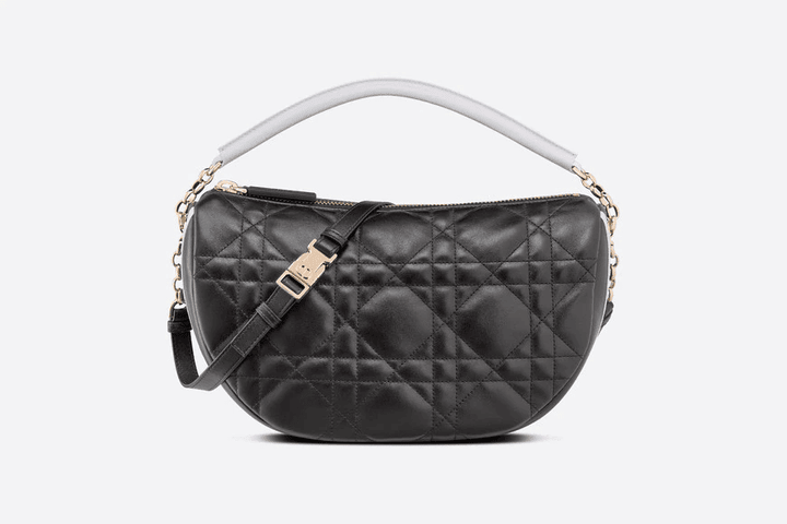 Medium Vibe Hobo Bag - Leather Women's Handbag - Bagsfits