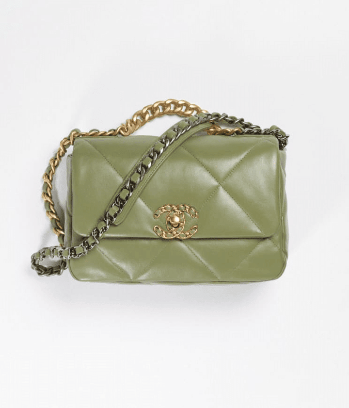 Green Chl 19 Handbag - Leather Women's Handbags - Bagsfits