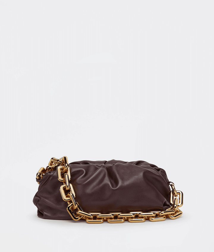 Grape Chain Pouch Leather Bag - Leather Women's Handbag - Bagsfits