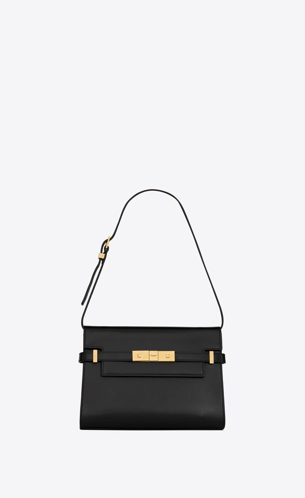 Manhattan Small Shoulder Bag In Box Saint Laurent Leather Bag - Leather Women's Handbag - Bagsfits