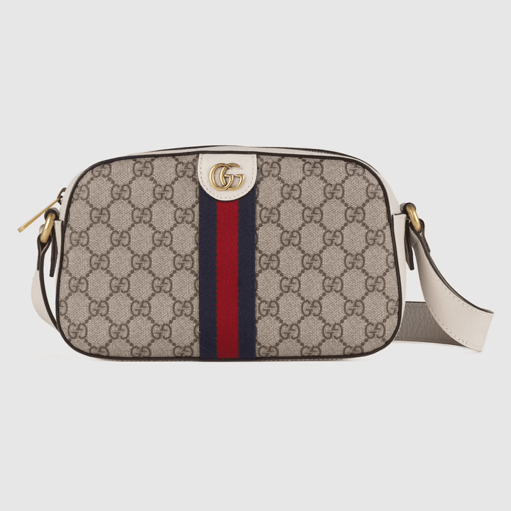 Beige Ophidia Small Shoulder Bag - Leather Women's Handbag - Bagsfits