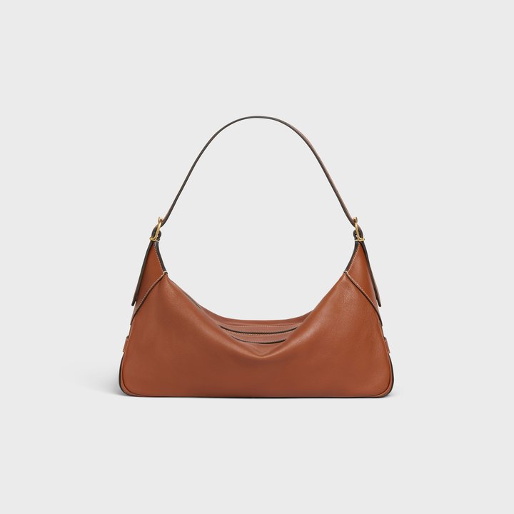 Tan Medium Romy In Supple Calfskin - Leather Women's Handbag - Bagsfits