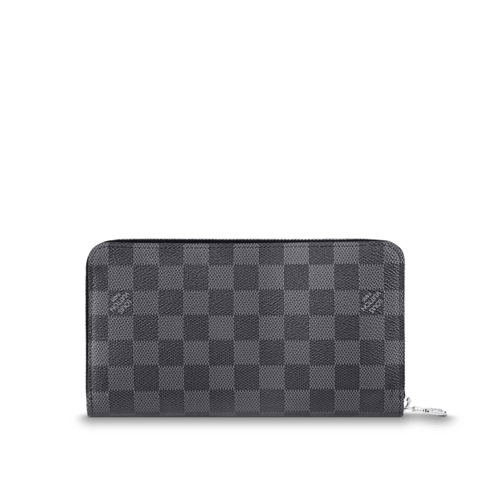 Zippy Organizer Damier Graphite Canvas Leather Wallet - Leather Men's Wallet - Bagsfits
