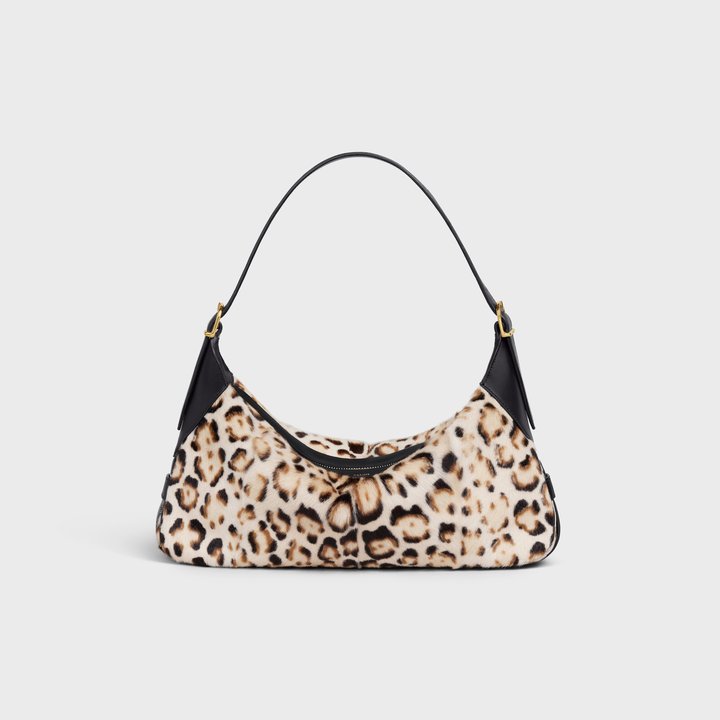 Natural Medium Romy In Pony Calfskin And Calfskin - Leather Women's Handbag - Bagsfits