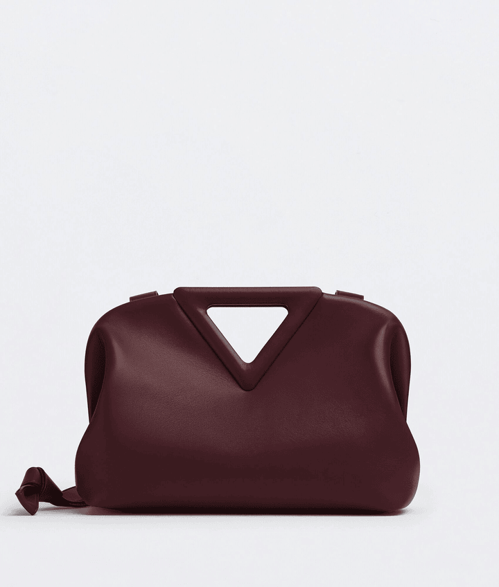 Grape Point Leather Bag - Leather Women's Handbag - Bagsfits