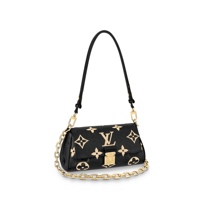 Bicolour Monogram Empreinte Favourite Bag - Leather Women's Handbag - Bagsfits
