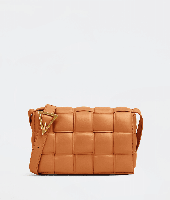 Clay Padded Cassette Leather Bag - Leather Women's Handbag - Bagsfits