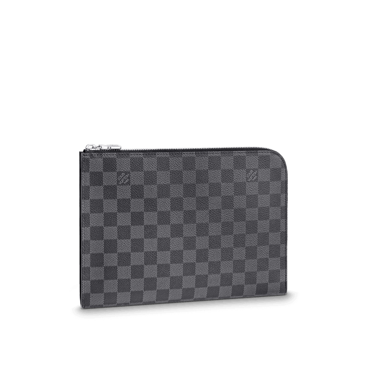 Pochette Jour Pm Damier Graphite - Leather Men's Wallet