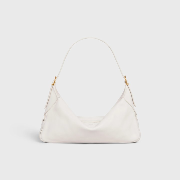 Rice Medium Romy In Supple Calfskin - Leather Women's Handbag - Bagsfits