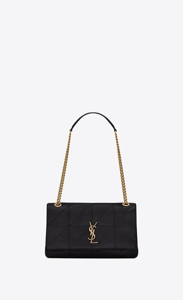 Jamie Medium Carre Rive Gauche In Lambskin Leather Bag - Leather Women's Handbag - Bagsfits