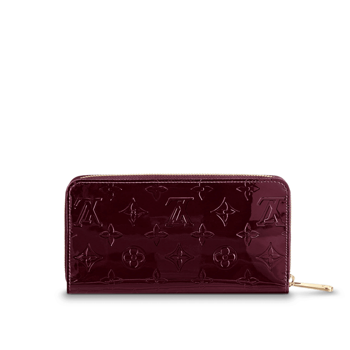 Amarante Monogram Vernis Leather Zippy Wallet - Leather Women's Wallet - Bagsfits