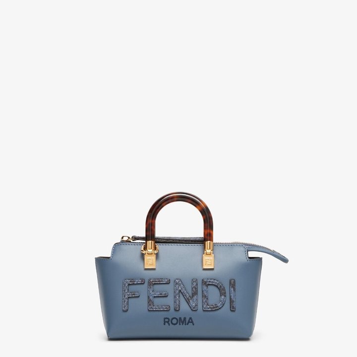 By The Way Mini Small Leather And Elaphe Boston Bag - Leather Women's Handbag - Bagsfits