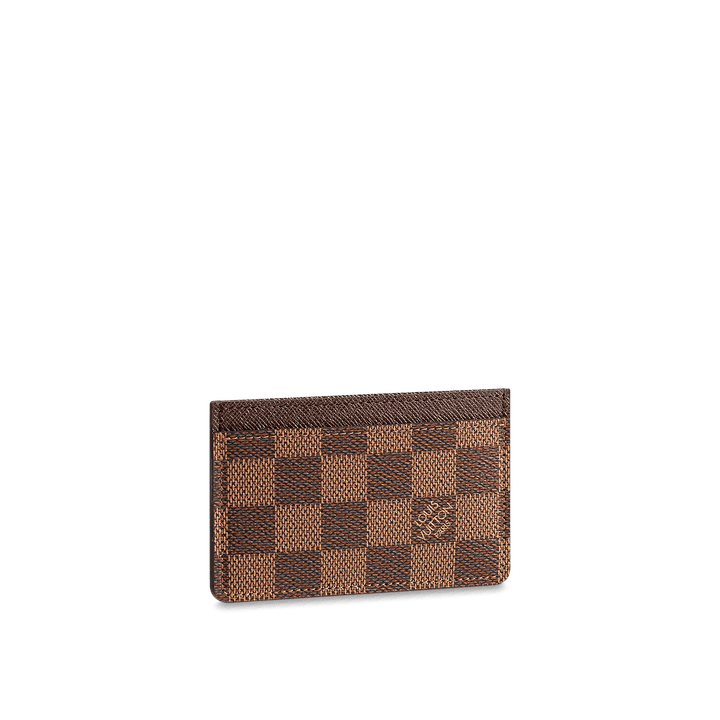 Card Holder Damier Ebene Leather Wallet - Leather Men's Wallet - Bagsfits