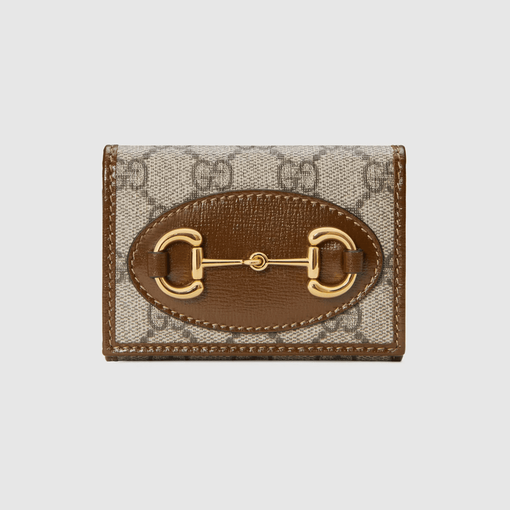 Brown GG Horsebit 1955 Wallet - Leather Women's Wallet - Pursefit