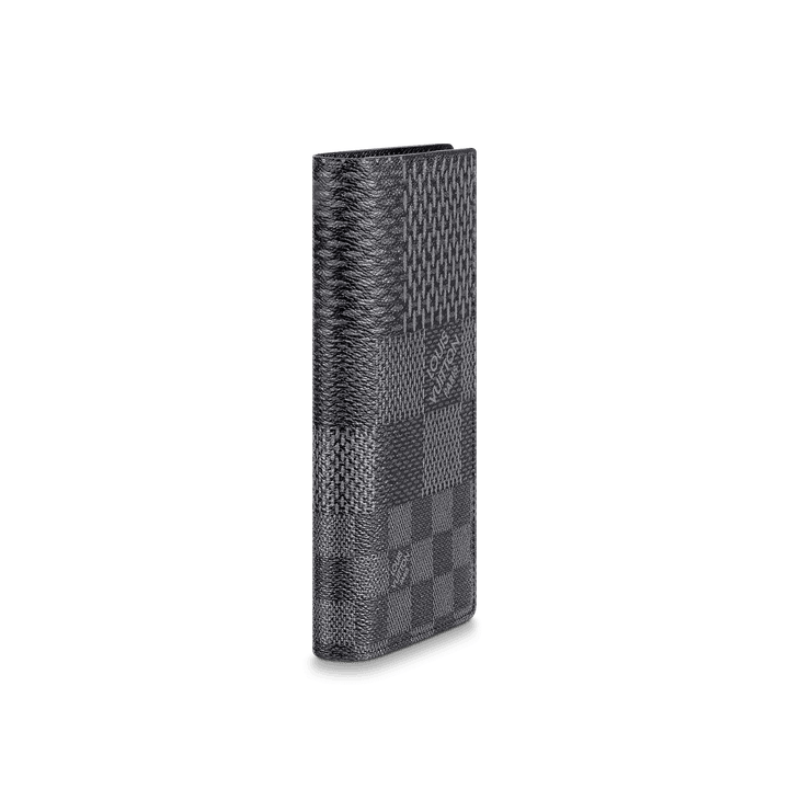 Gray Brazza Wallet Damier Graphite - Leather Men's Wallet - Bagsfits