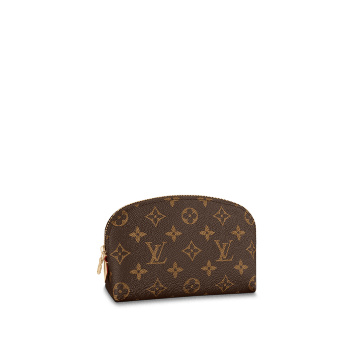 Cosmetic Pouch Monogram Canvas - Leather Women's Pouch