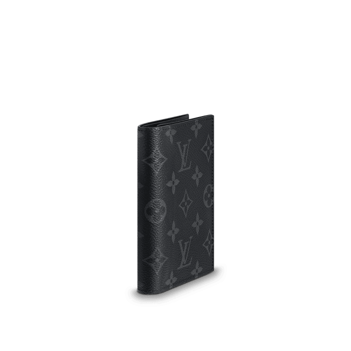 Passport Cover Monogram Eclipse Canvas Leather Wallet - Leather Men's Wallet - Bagsfits