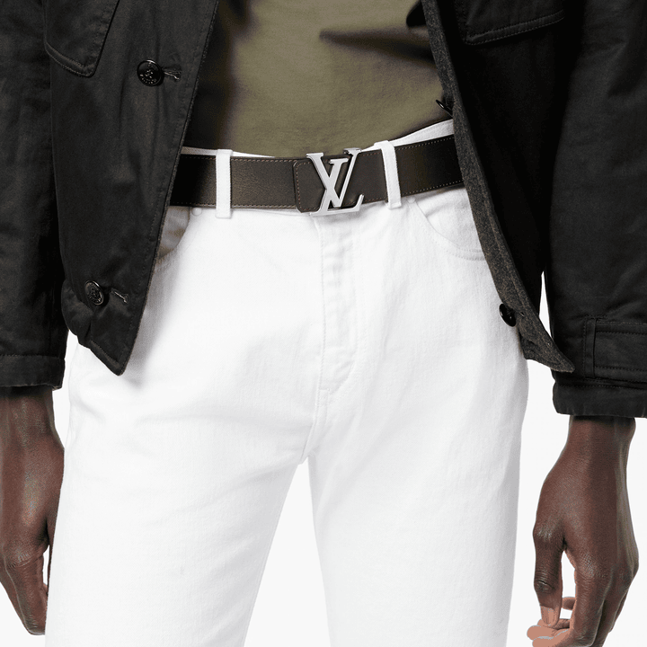 Initiales 40mm Reversible Leather Belt - Leather Men's Belts - Bagsfits