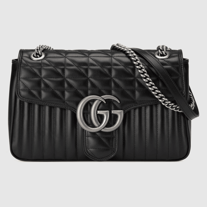 GG Marmont Medium Shoulder Bag - Leather Women's Handbag - Bagsfits