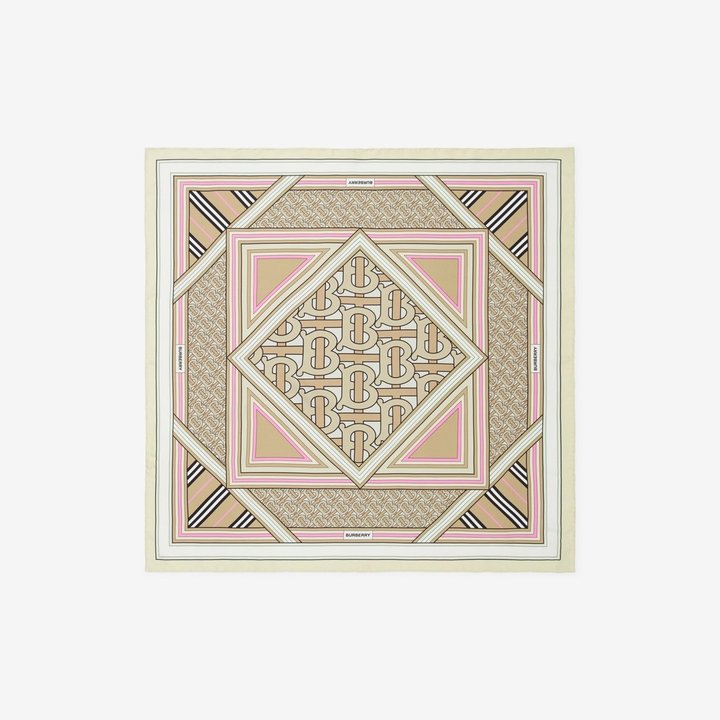 Montage Print Silk Square Scarf - Scarf & Shawl