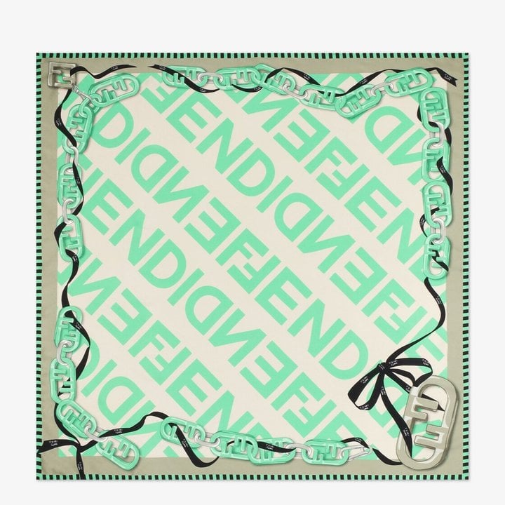 Green O’Lock Foulard - Scarf & Shawl