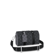 Classic Keepall Monogram Eclipse Canvas Leather Bag - Leather Men's Handbag - Bagsfits