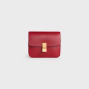 Red Teen Classic Bag In Box Calfskin - Leather Women's Handbag - Bagsfits