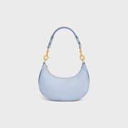 Arctic Blue Medium Strap Ava Bag In Smooth Calfskin - Leather Women's Handbag - Bagsfits