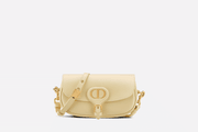 Pale Yellow Box Calfskin Bobby East West Bag - Leather Women's Handbag - Bagsfits