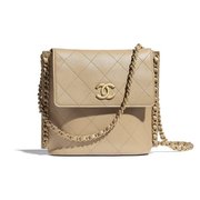 Beige Small Hobo Bag - Leather's Women Shoulder Bag