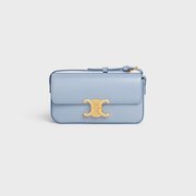 Pearl Triomphe Shoulder Bag In Shiny Calfskin - Leather Women's Handbag - Bagsfits