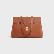 Tan Medium Soft 16 Bag In Smooth Calfskin - Leather Women's Handbag - Bagsfits