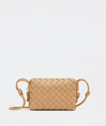 Almond Loop Leather Bag - Leather Women's Handbag - Bagsfits