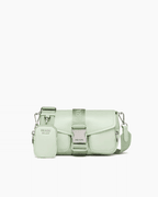 Prd Pocket Nylon And Brushed Leather Bag - Leather Women's Handbag
