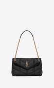 Puffer Small Bag In Quilted Lambskin Leather Bag - Leather Women's Handbag - Bagsfits