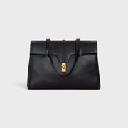 Black Medium Soft 16 Bag In Smooth Calfskin - Leather Women's Handbag - Bagsfits